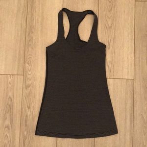 Lululemon pinstripe Cool racer back tank